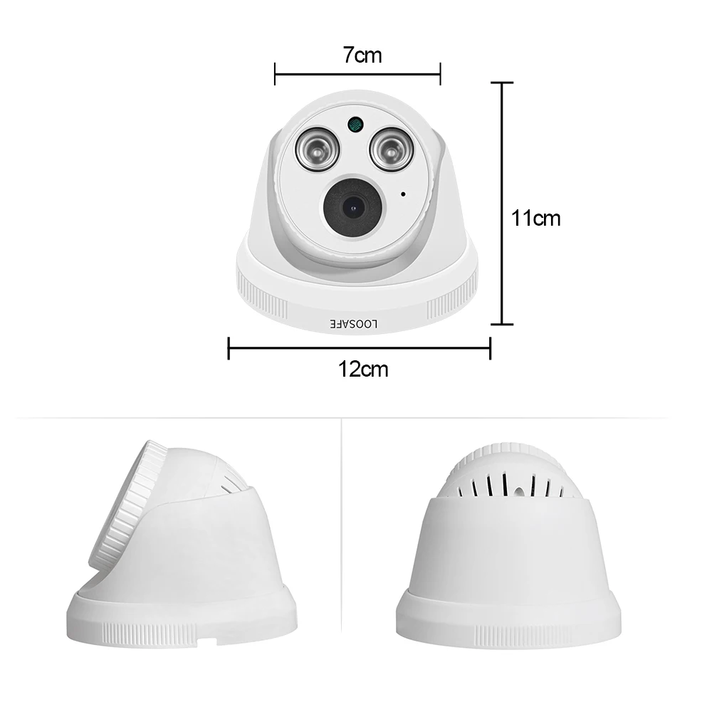 Dome IP Camera 1080P HD Indoor IR Night Version Video CCTV Security Surveillance Home IPCam 3.6mm L - 4.0001E+12  Dome IP Camera 1080P HD Indoor IR Night Version Video CCTV Security Surveillance Home IPCam 3.6mm L - 4.0001E+12