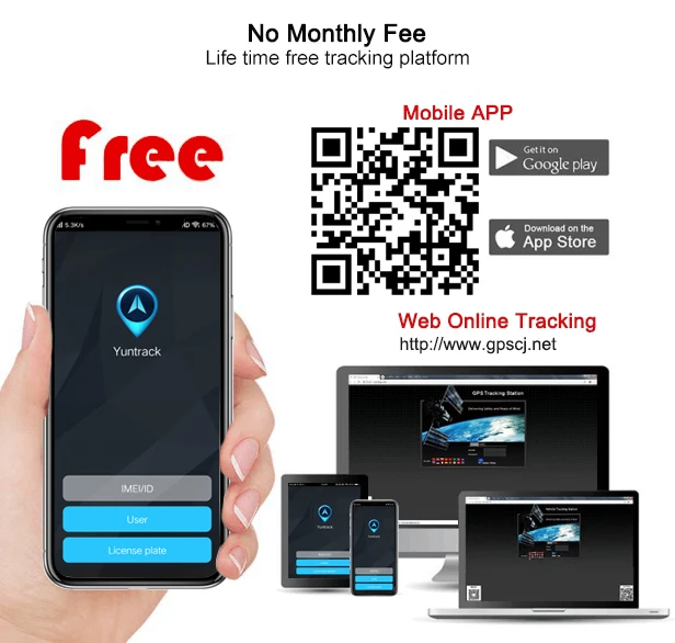

Platform fee for GPS tracker, lifetime platform for GPS locator For gpscj LKGPS