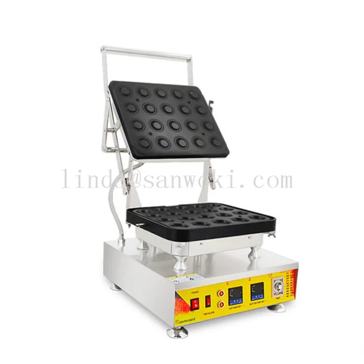 110V 220v Electric Egg Tart baking grill Non-stick cup cake baking griddle Waffle Bowl Making machine Tartlet Machine 20pcs/mold