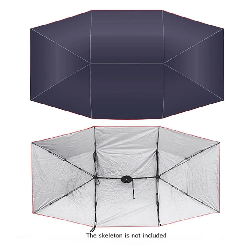 Автомобильный зонтик солнцезащитный тент крышка палатка ткань 4X2,1 м Универсальная УФ Защита без кронштейна