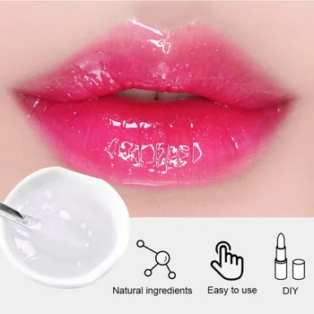 

50ml DIY Clear Lip Gloss Base Oil Moisturizing Lipstick Material Base Gel for Lip Gloss Base Handmade Lip Balm Lip Gloss Hot