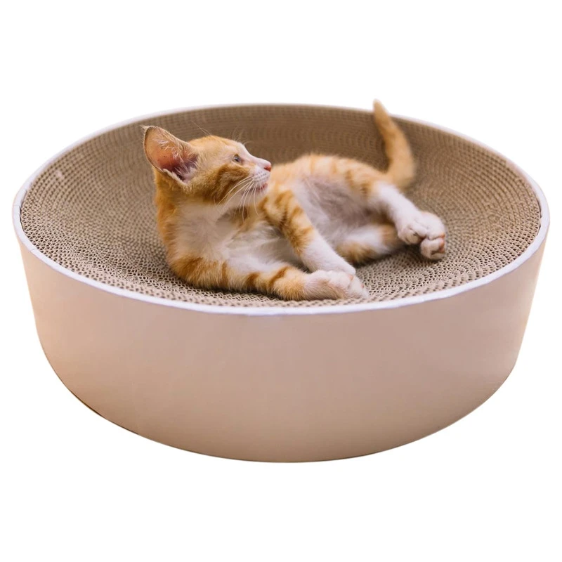 Кошечка для кошек, кошечка, скребок для ногтей, коврик, кровать, игрушка для кошек, скребок, гофрированная бумага, коврик для котенка, отдых, товары для домашних животных