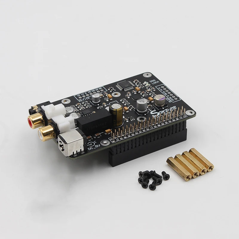 Decoder Board R38 ES9038Q2M ES9038 Q2M ies 384K DSD 128 декодер DAC HiFi аудио цифровой плеер сетевой плеер плата для Raspberry Pi - Цвет: Decoder Board