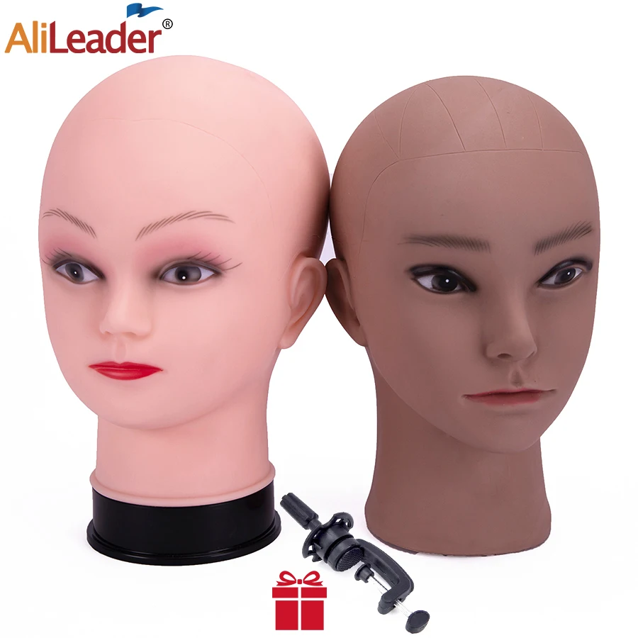 Weibliche Mannequin Kopf Haar Perücken Gläser Ringe Display Model Holder 