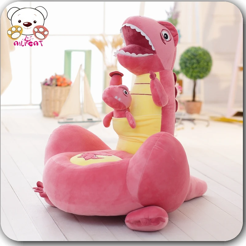 Plush Toy Dinosaur Sofa Children's Sofa Seat Pillow Cushion Lazy Cushion Sofa Chair Tatami Cushion Quality Filling