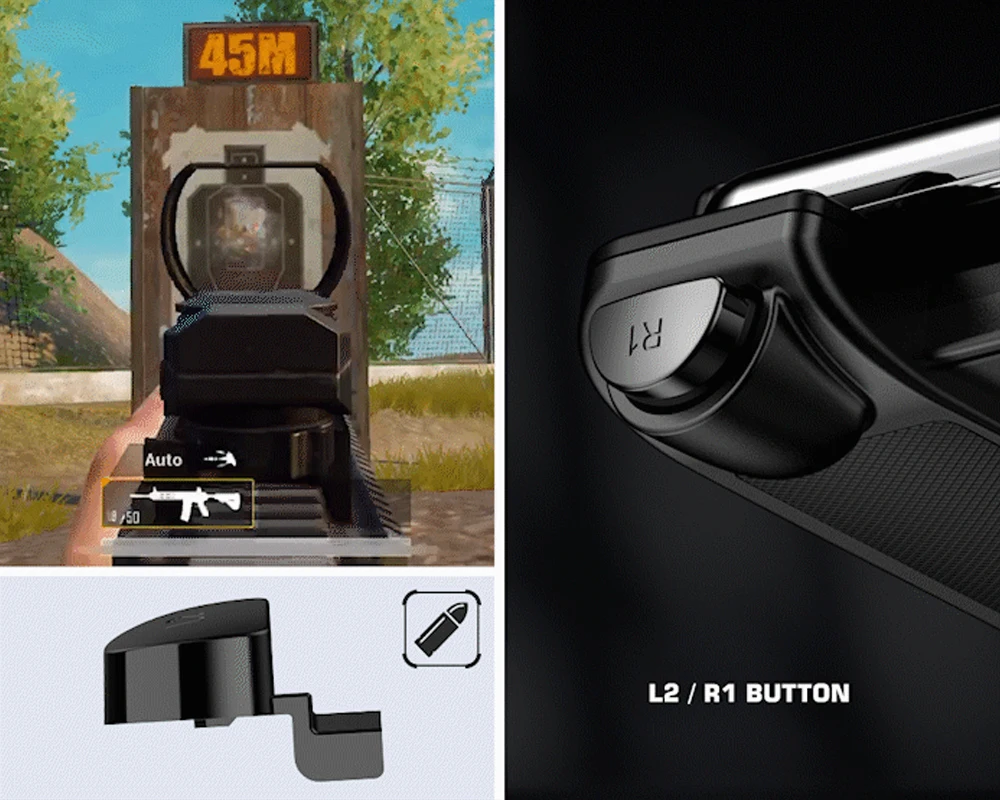 GameSir G6S вибрирующие профессиональные PUBG мобильные геймпады триггер контроллер беспроводной Bluetooth 3D FPS iPhone Android геймпады
