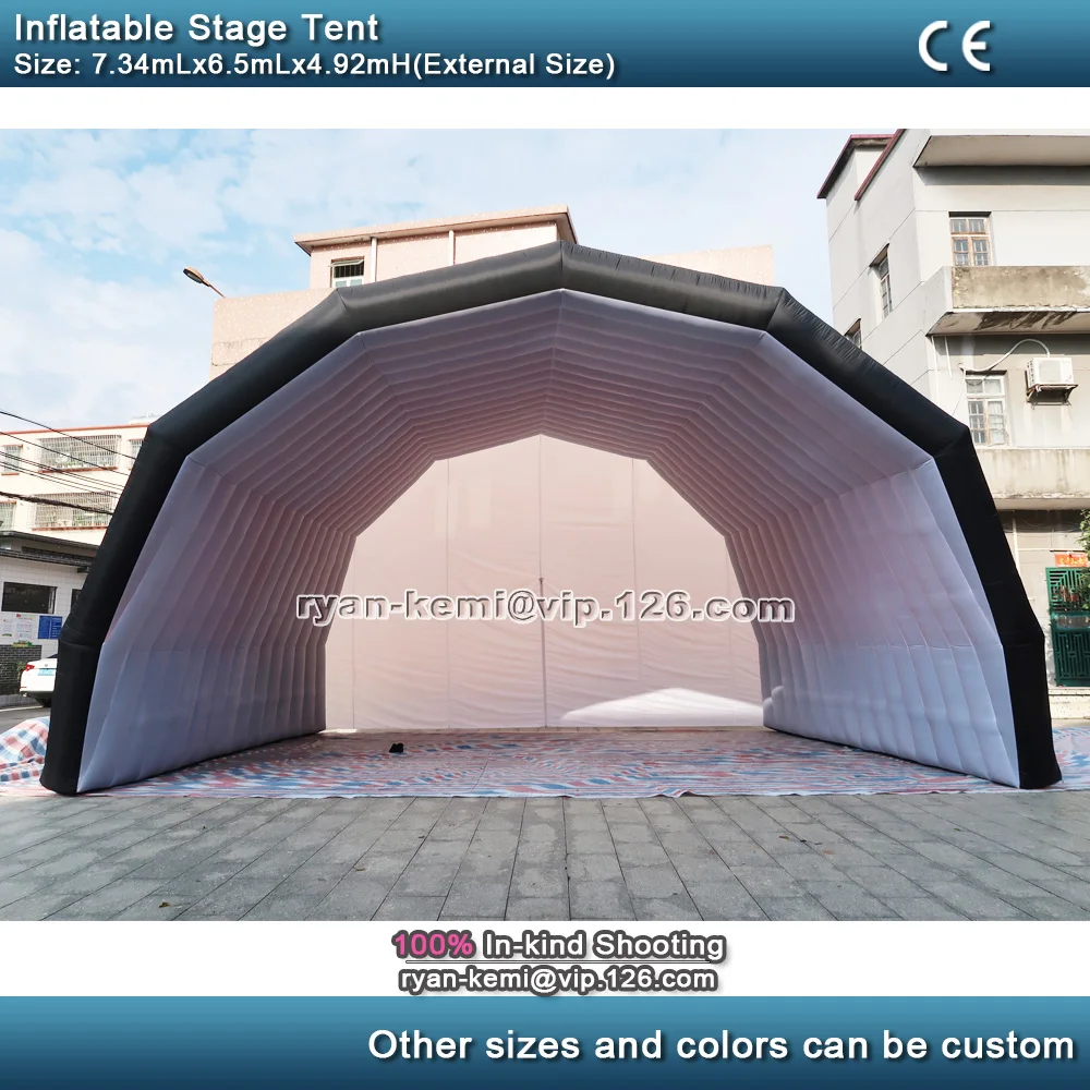 Free shipping inflatable stage tent Inflatable exhibition tent advertising tent display tradeshow sports tent 6