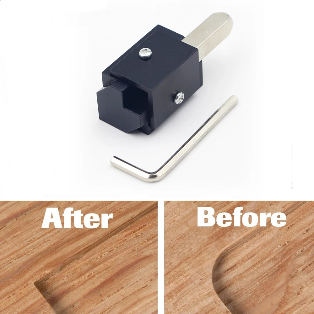 Wood Carving Corner Chisel Square Hinge Recesses Mortising Right Angle Carving Chisel for Woodworking Tool Carving Chisel Tools