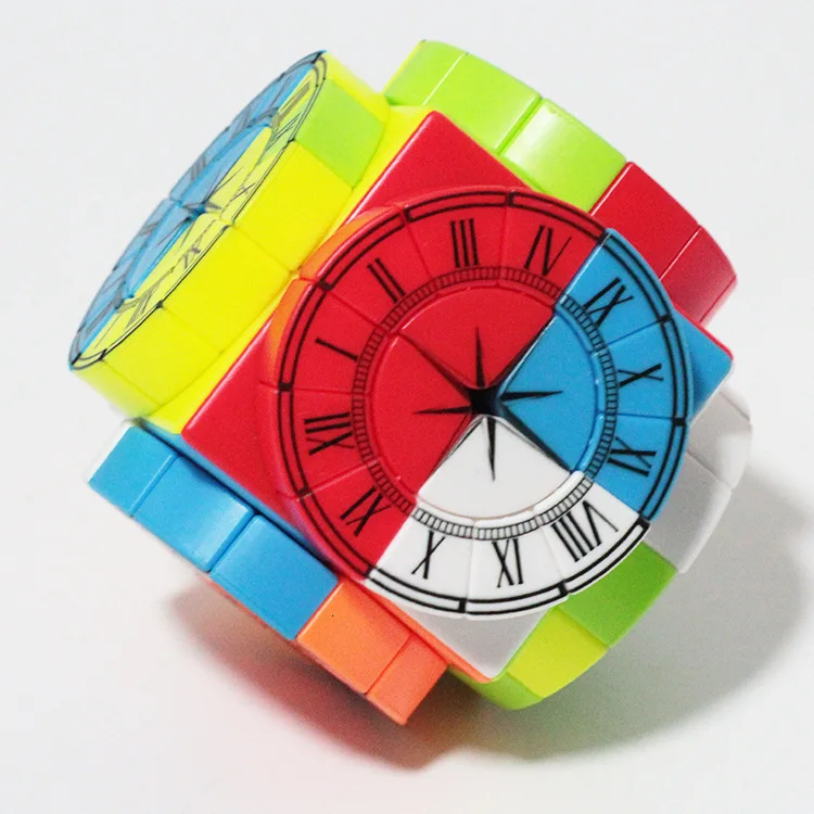 TimeMachine, необычная форма, часы, кубик, профессиональный, для магического кубика, скоростные кубики, головоломка, Cubo Magico, детские игрушки