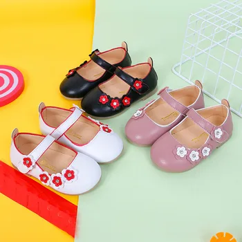 

Girls' Princess Shoes Toddler Infant Kids Baby Flowers Single Sandals Shoes Children's suit High Quality