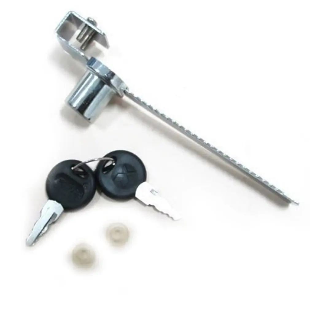 Sliding Glass Door Ratchet Lock with Chrome Finish Terrarium Showcase