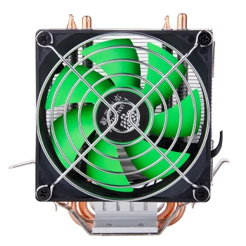 

HOT-HUANANZHI Lce A300 Dual Copper Tube Vertical Single Fan Desktop Motherboard CPU Radiator X79 X99LED Silent Fan
