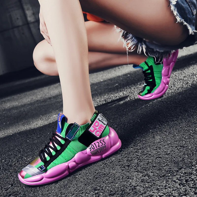 

MEN'S SHOES Spring And Autumn New Style Men And Women Fly Netting Surface Running Shoes Youth Fashion Network Red COUPLE'S Shoes
