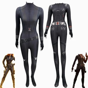 

New Arrival Black Widow Costume Cosplay Superhero Costume For Women Halloween Costume For Women Adult Carnival Party Suit