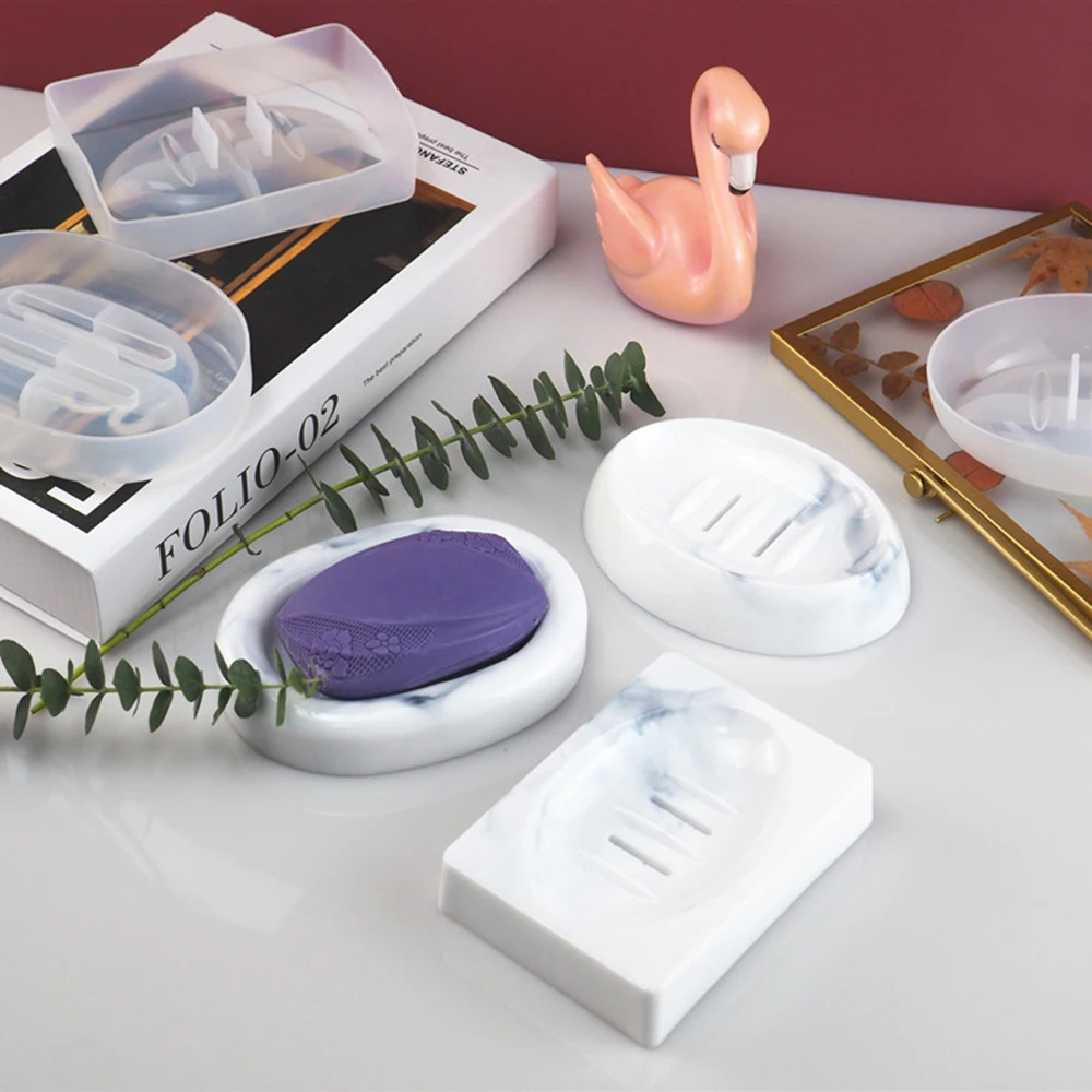 Soap Box Silicone Mold Dish Tray Resin Casting Epoxy Ring Holders Molds | Дом и сад