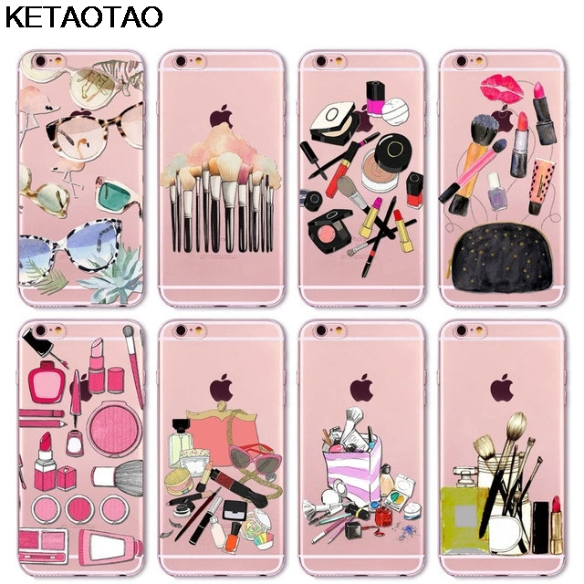 KETAOTAO модный красивый чехол для телефона s для iPhone 4S 5C 5S 6 6S 7 8 Plus X Чехол кристально чистый мягкий TPU чехол s