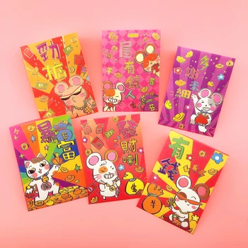 

Best For Cantonese Cartoon Rat Red Packet 2020 Chinese Lunar New Year Red Envelope 10 Pack 60 Pcs