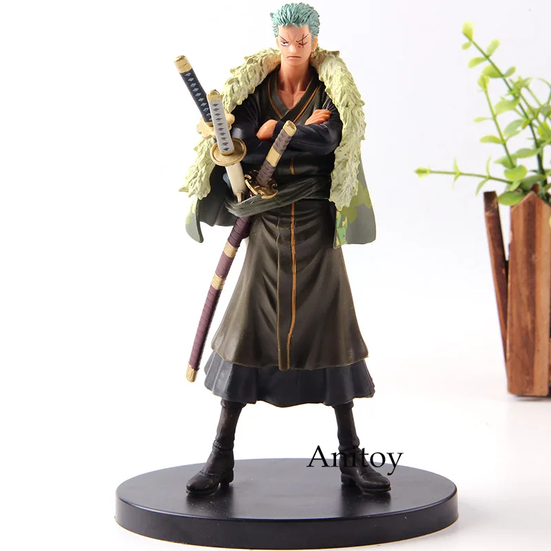 DXF Grandline мужчины одна деталь Roronoa Зоро 15th Edition Vol.5 ПВХ одна деталь Зоро фигурка Коллекция Модель игрушки - Цвет: without retail box