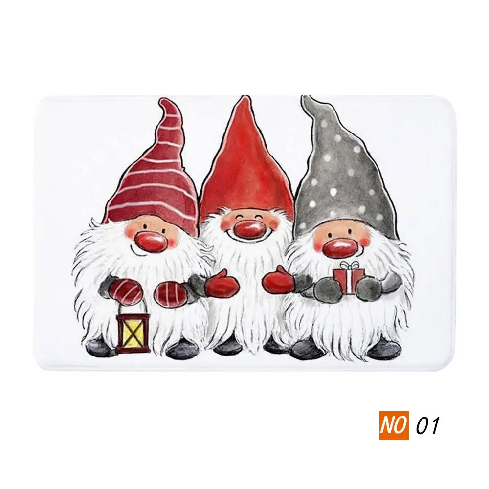 Christmas Dwarf bedroom corridor carpet non-slip soft doormat suitable for living room kitchen