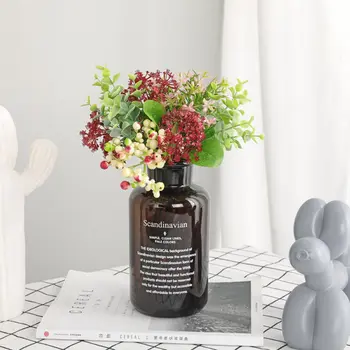 

1-USA Berries Bouquet for Wedding Home Party Decoration Plastic Artificial Flowers Decoration