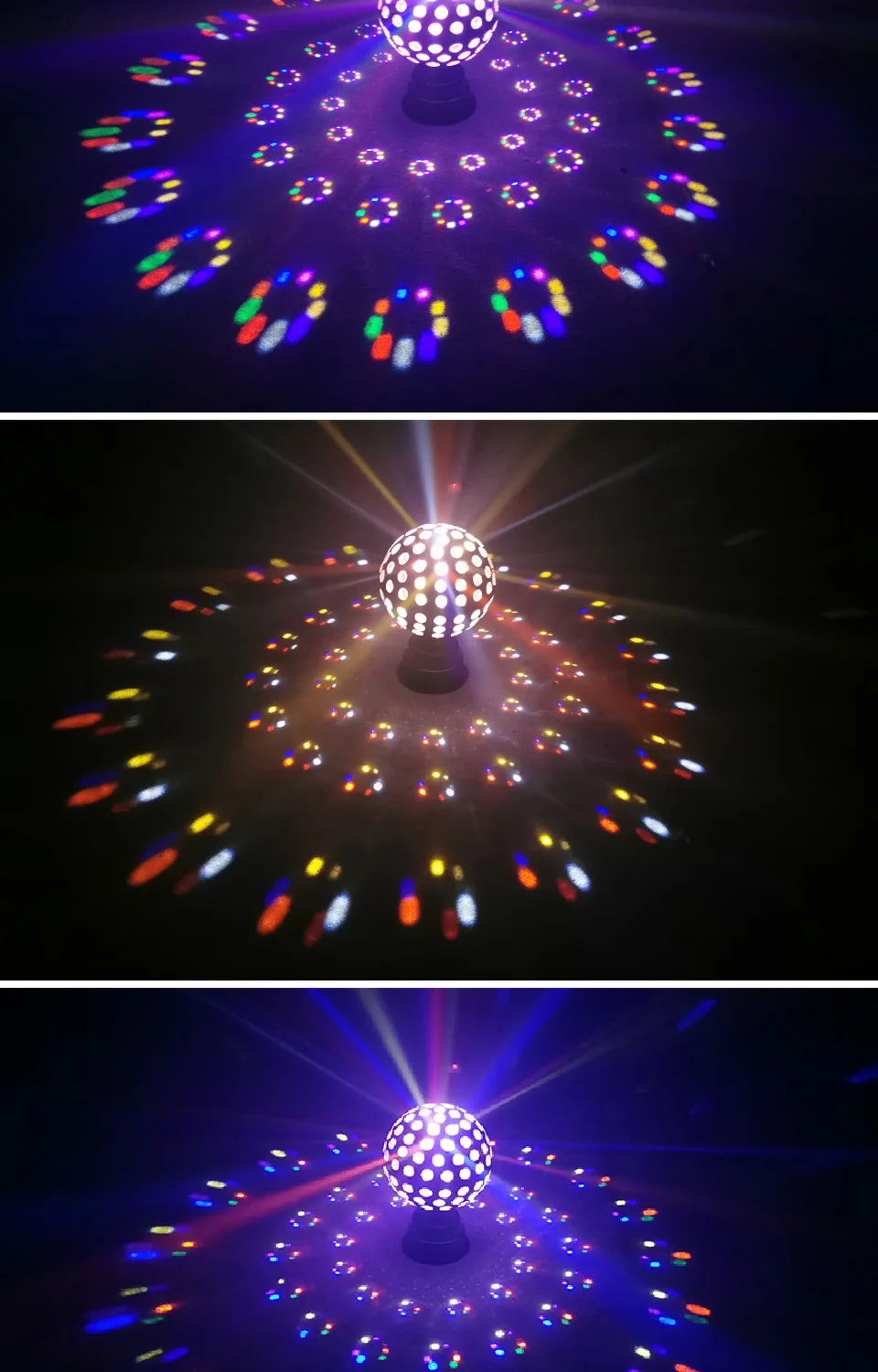 9 Color Rotating Magic Ball Light DMX512 Stage Light DJ Laser Light Sound Contro