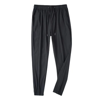 

Summer Outdoor Ultra-thin Pants Men Quick-drying Stretch Waterproof Sports Pants Men Breathable Ice Silk Cool Running Trrousers