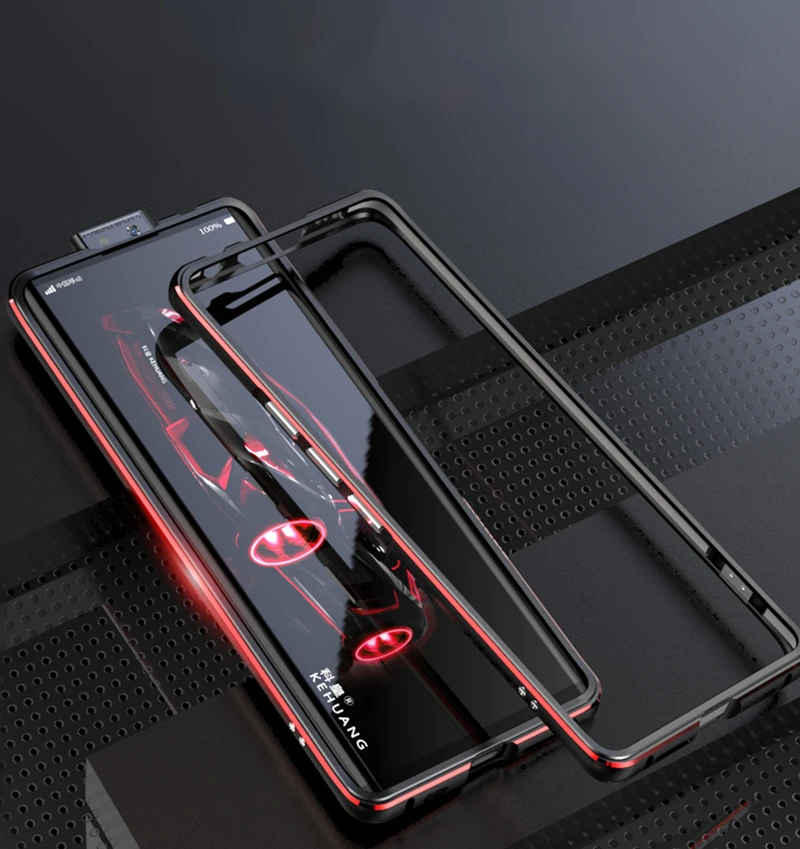 OMEVE для Vivo NEX 3 бампер чехол двойной цвет Алюминиевый металлический каркас Бампер