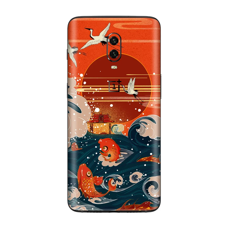 Gooyiyo-для за 1+ 6T телефон Стикеры One Plus 6t DIY Наклейка 3м винил-Цвет картина из кожи - Цвет: 6T003