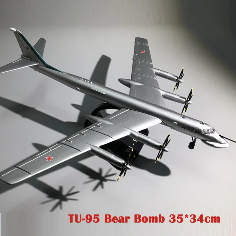 1:144 TU-95 российский большой дальности стратегический бомбардировщик истребитель
