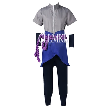 

Anime Naruto Sasuke Uchiha Uniform Cloth Cosplay Costume Custom Made