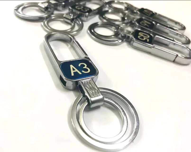 

Car Keychain For Audi A3 A4 B6 B8 A6 C6 80 B5 B7 A5 Q5 Q7 TT 8P 100 8L C7 8V A1 S3 Q3 A8 B9 S line A7 Car Key chain key ring