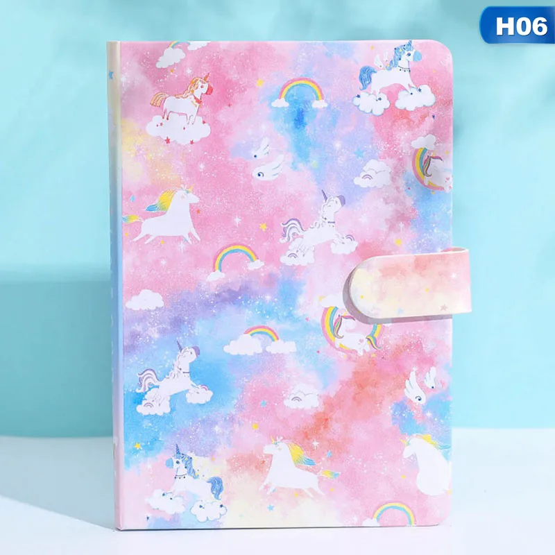Kawaii Dream Единорог выстроенный планировщик Магнитная кнопка записная книжка ежемесячный недельный для планирования расписания школьные принадлежности