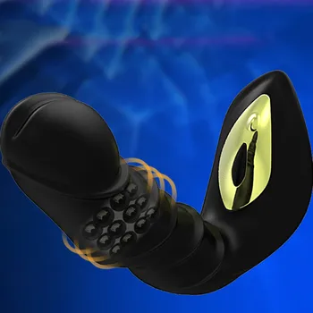 Sexshop New Rotation male prostate massager Vibrating Anal Plug G-spot Stimulation Dildo Vibrator Anal Sex Toy For Women Men Gay 1