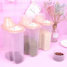 Грубое хранение герметичный контейнер бак зерновые злаки кухонные продукты еда принять ящик запечатать горшок пластиковые банки пищевые вещи