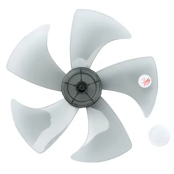 

Household Plastic Fan Blade Three Leaves with Nut Cover for Standing Pedestal Fan Table Fanner General Accessories