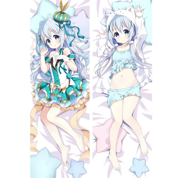 

Anime Is the Order A Rabbit Kafuu Chino Dakimakura Fullbody Long Pillowcase Throw Pillow Cover Case High Quality