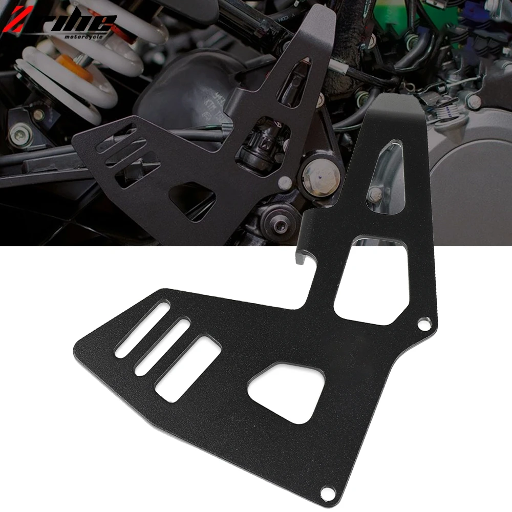 

Motorcycle CNC Heel Protective Cover Guard For 390 Adventure ADV 2019 2020 2021 Rear Brake Master Cylinder Guard Frame Protector