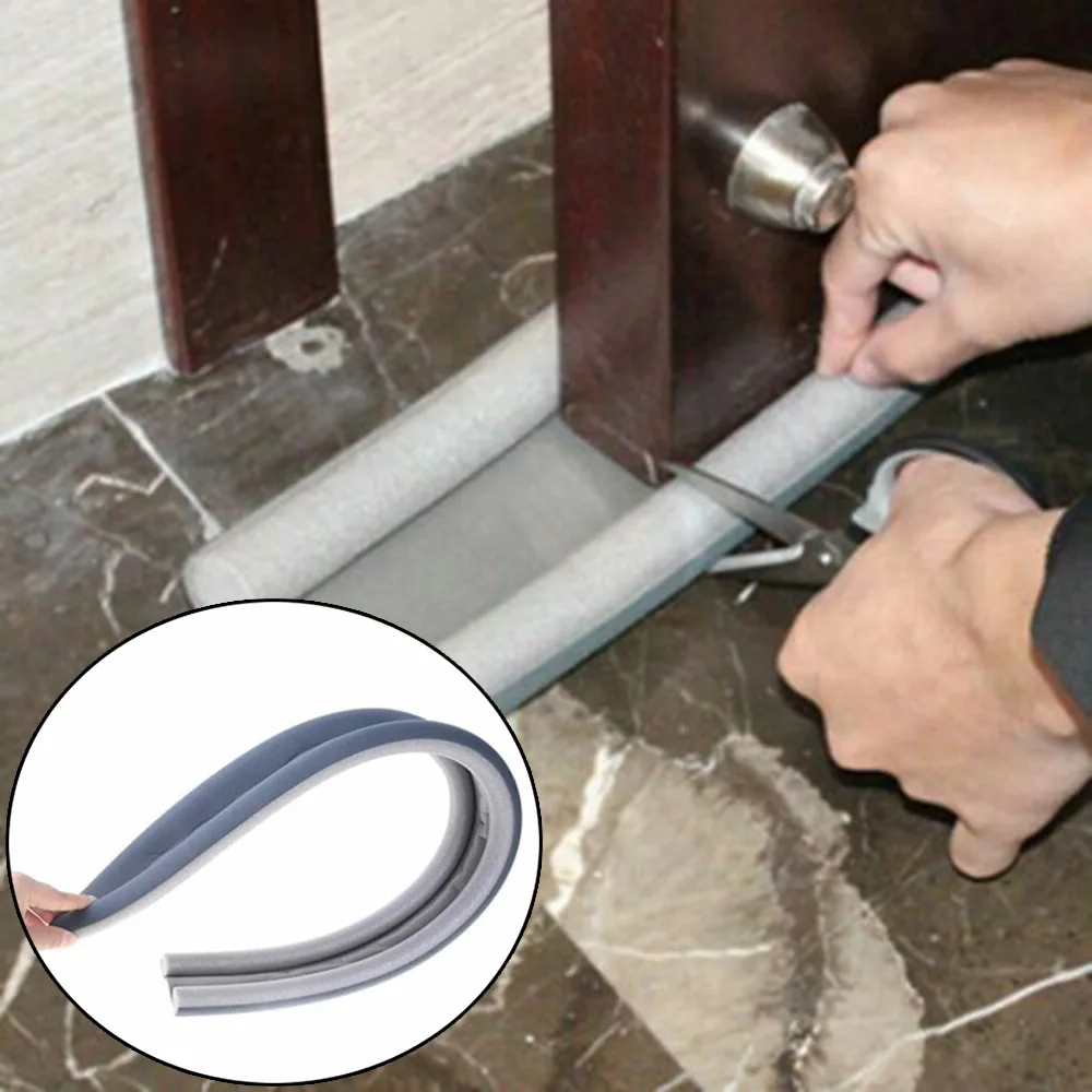 

Soundproof Bottom Sealing Strip Easily Cut Installation Door window Wind Dust Blocker Gap Stopper seal doorstop