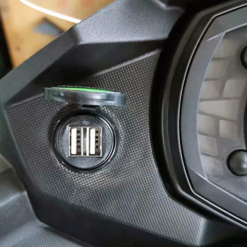 Для Kawasaki VERSYS X 300 X300 x 12V 30A мотоциклетный двойной USB интерфейс цифровой дисплей