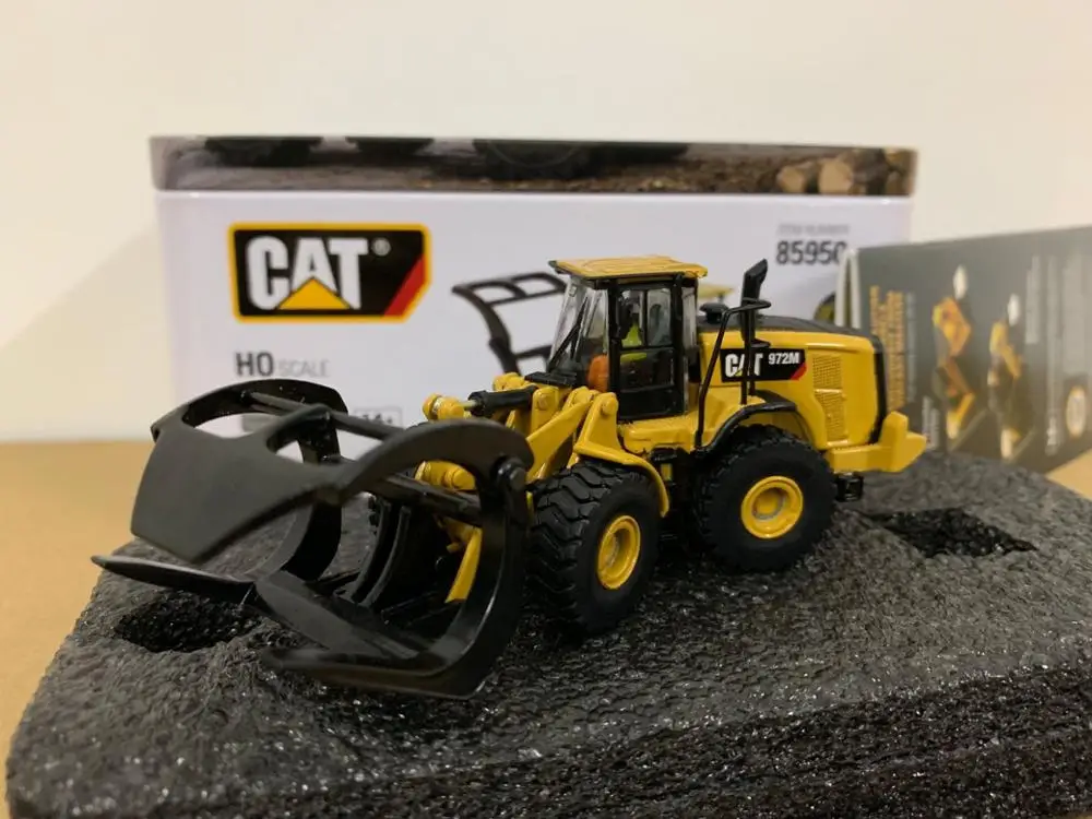 Caterpillar Cat 972 м колесный погрузчик с бревенчатой вилкой HO Scale 1:87 бренд Diecast Masters 85950|dump