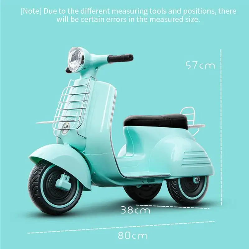 Electric Car for Children'S Electric Motorcycle 3 Wheel Riding On Vehicles Battery Powered Dual Drive Kids Tricycle Ride On Toys images - 6