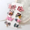 8Pcs hair clip set Girl Cute Hair bands Hair Accessories Bow Flower animal headwear Hairpins cartoon hair band Hairpin Headdress ► Photo 3/6