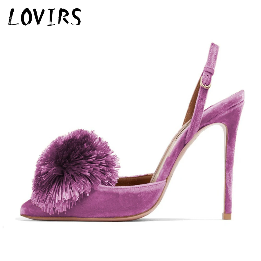 

LOVIRS Women Slingback Closed and Pointed Toe Ankle Strap High Thin Heels Pumps Stiletto Wedding Dress Party Office Career Shoes