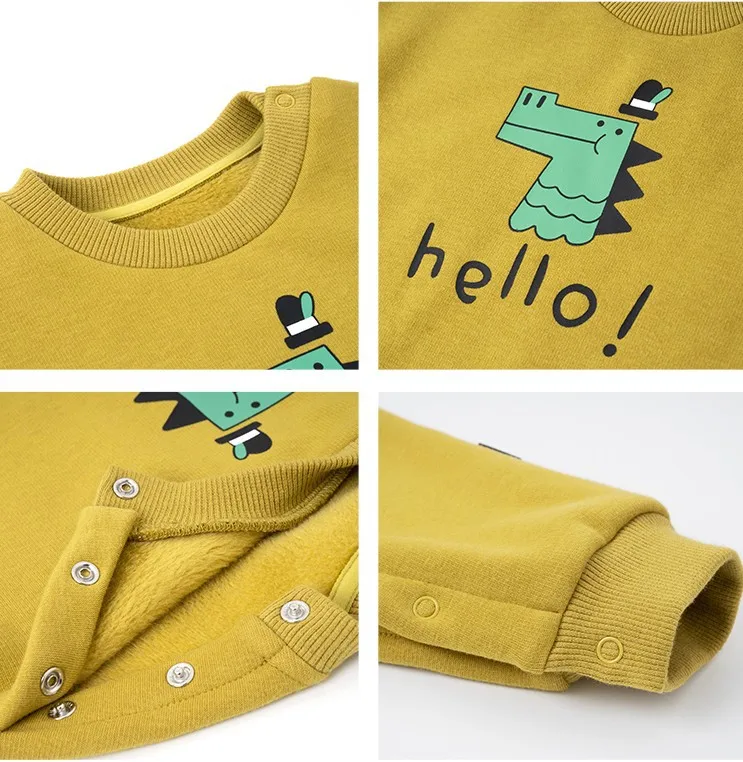 Детские комбинезоны для маленьких мальчиков и девочек; детский осенне-весенний хлопковый комбинезон с длинными рукавами; цельнокроеный комбинезон с рисунком фруктов; От 0 до 2 лет