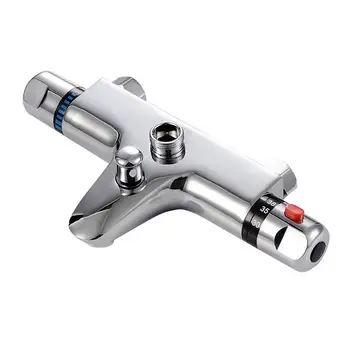 

Thermostatic mixer Brass shower Chrome Montage Wall Mount Bathroom Mixer Tap - 3/4 Inch bsp