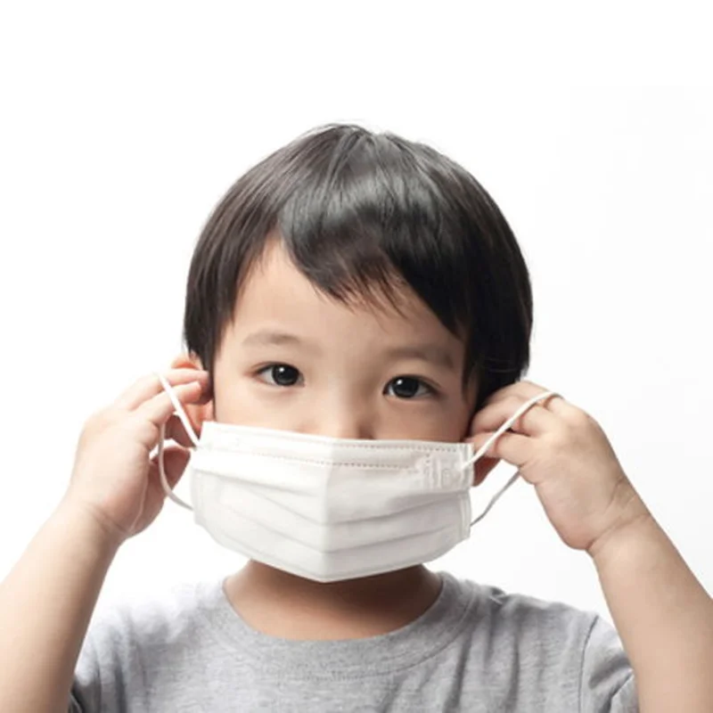 

50PCS 5-14years old White Kids Surgical Disposable Medical Face Masks with Elastic Earloop Face Medical Mask face mask manufactu