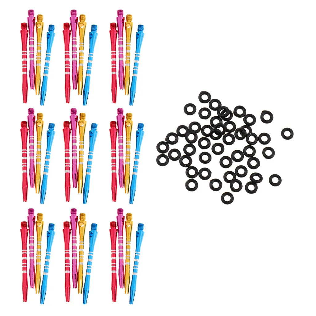 36pcs Shafts+ 100 Pcs Tip Gaskets O-Rings Grommets / Washers