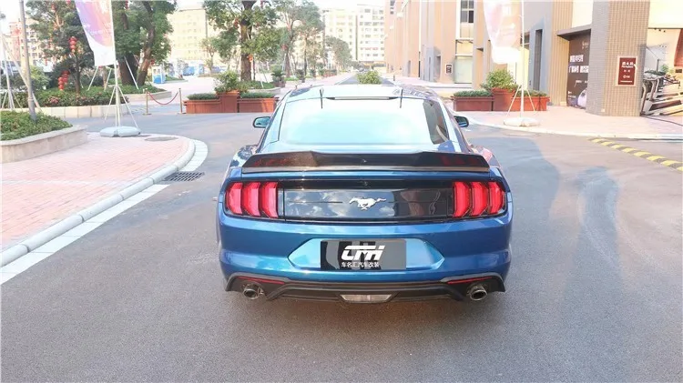 Carbon Fiber Car Rear Wing Trunk Lip Spoilers Fits For Ford Mustang Spoiler