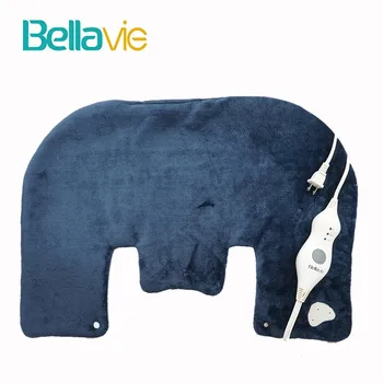 

100-120V US Plug XL Large 18*25" Soft Flannel Electric Heating Pad for Neck and Shoulders Wrap Around Back Pain Relief Auto Off