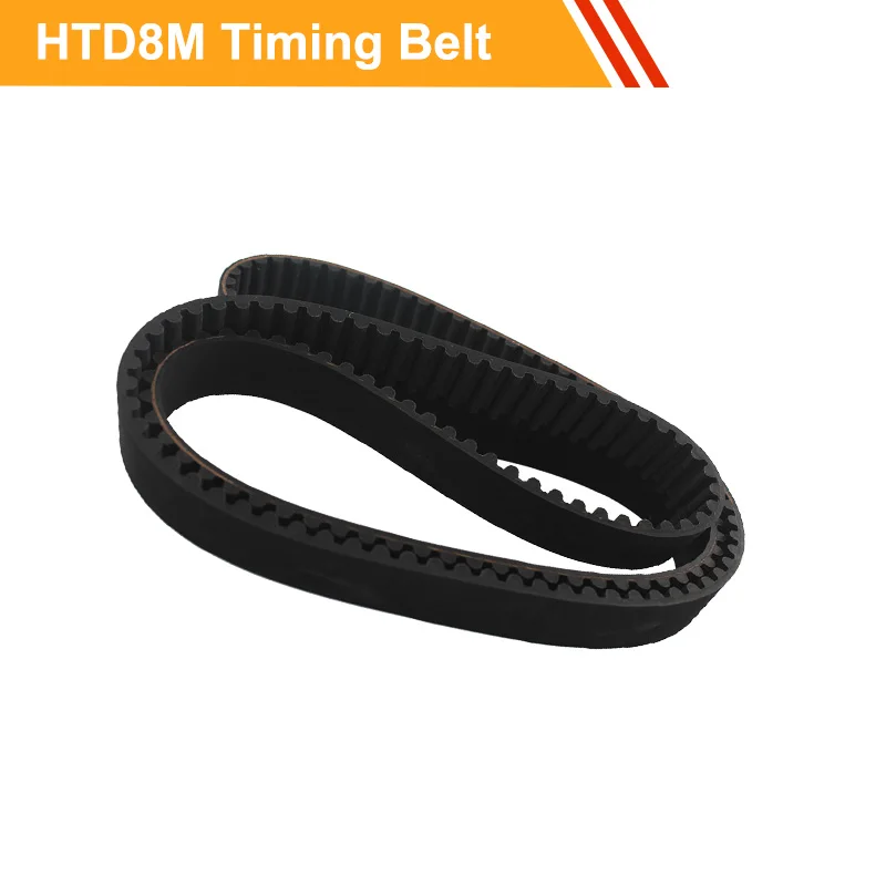 

HTD8M Timing Belt 8M-1296/1304/1312/1320/1328/1336/1344/1352/1360/1368/1376mm Pitch Length Conveyor Belt for Timing Pulleys